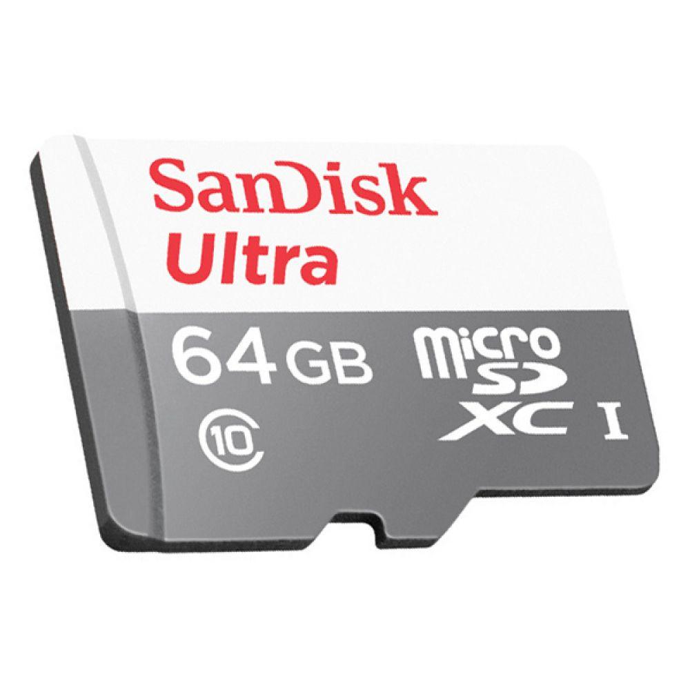 MicroSD 64GB Class 10 (без адаптера) Sandisk (SDSQUNR-064G-GN3MТ)