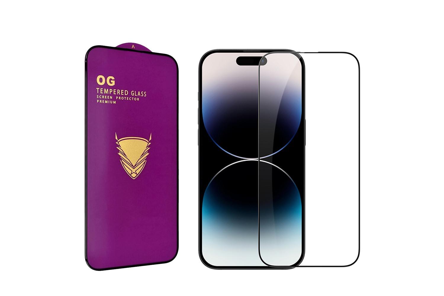 Защитное стекло Apple iPhone 14 PRO MAX Full Cover черный OG