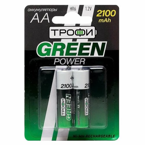 Аккумулятор Трофи Green Power HR6 Ni-MH AA 2100mAh
