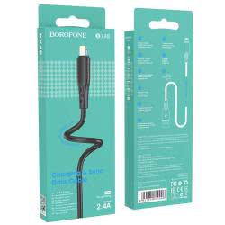 Кабель USB -> Lightning 1m BOROFONE BX48 2.4A MAX