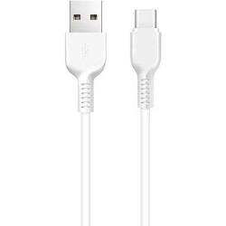 Кабель USB -> Type C 2m HOCO X20 белый