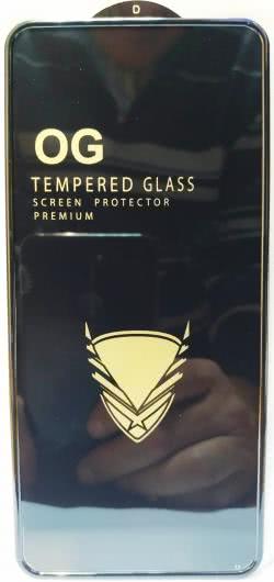 Защитное стекло Xiaomi Redmi Note 9 Full Cover OG с силиконовой рамкой