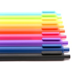 Ручка гелевая KACO Pure Plastic Gel Ink Pen (черная паста)