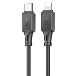 Кабель Type-C -> Lightning 1m HOCO X101 PD 27W черный