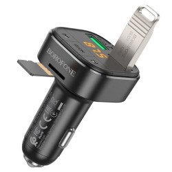 FM трансмиттер BOROFONE BC43 QC3.0 (2xUSB)