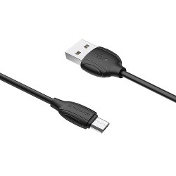 Кабель USB -> microUSB 1m BOROFONE BX19 черный