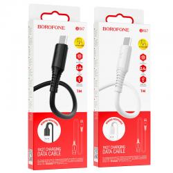 Кабель USB -> microUSB 1m BOROFONE BX47 2.4A MAX