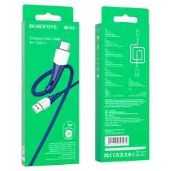 borofone-bx60-superior-charging-data-cable-usb-to-tc-packaging-blue