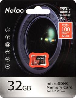 MicroSD 32GB Class 10 (без адаптера) Netac P500 Extrem Pro NT02P500PRO-032G-S