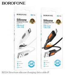 Кабель USB -> Lightning 1m BOROFONE BX114 2.4A