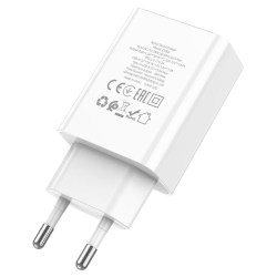 Сетевое З/У 1xUSB+1xType-C Hoco C100A PD20W+QC3.0