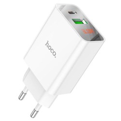 Сетевое З/У 1xUSB+1xType-C Hoco C100A PD20W+QC3.0