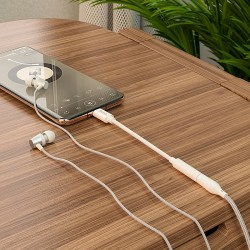 Кабель-переходник Audio 3.5mm -> Type-C Hoco LS30