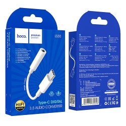 Кабель-переходник Audio 3.5mm -> Type-C Hoco LS30