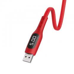 Кабель USB -> microUSB 1m HOCO S6 2.4A Display