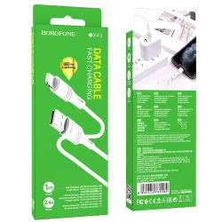 Кабель USB -> Lightning 1m BOROFONE BX43 2.4 MAX