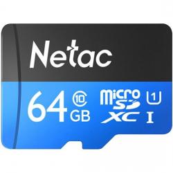 MicroSD 64GB Class 10 (без адаптера) Netaс P500 NT02P500STN-064G-S