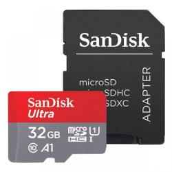 MicroSD 32GB SDHC Class 10 UHS-I  (SD адаптер) Sandisk