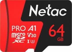MicroSD 64GB Class 10 (без адаптера) Netac P500 Extrem Pro NT02P500PRO-064G-S