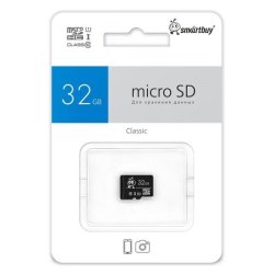 MicroSD Class 10 (без адаптера) SmartBuy