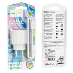Сетевое З/У 1xType-C Hoco C109A PD20W + кабель TypeC-TypeC  белый