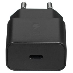 Сетевое З/У 1xType-C Sams-Design Travel Adapter 25W EP-T2510 (EP-T2510NWEGEU) черный