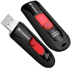 USB 2.0 Flash 64GB Transcend JetFlash 590 (TS64GJF590K) черная