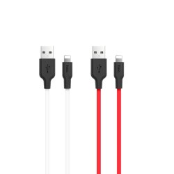 Кабель USB -> Lighting 1m HOCO X21 Silicone 2A
