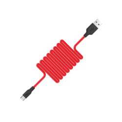 Кабель USB -> Type C 1m HOCO X21 Silicone