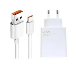 Сетевое З/У 1xUSB Xiaomi 67W Charging (Type-A) MDY-15-ET EU + кабель белый
