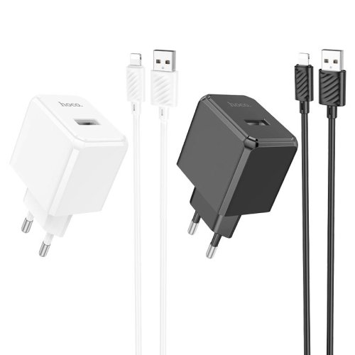 Сетевое З/У 1xUSB Hoco CS11A 2.1A + кабел Lighting