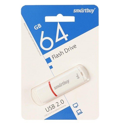 USB Flash Drive Smartbuy Crown SB64GBCRW-W UFD 2.0
