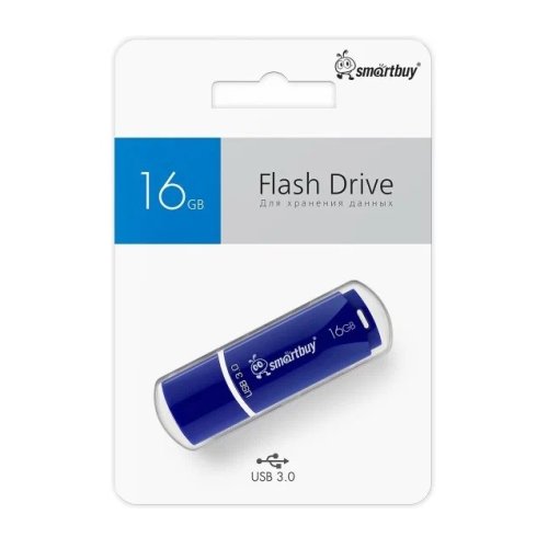 USB Flash Drive Smartbuy USB 3.0 SB16GBCRW-BI синий